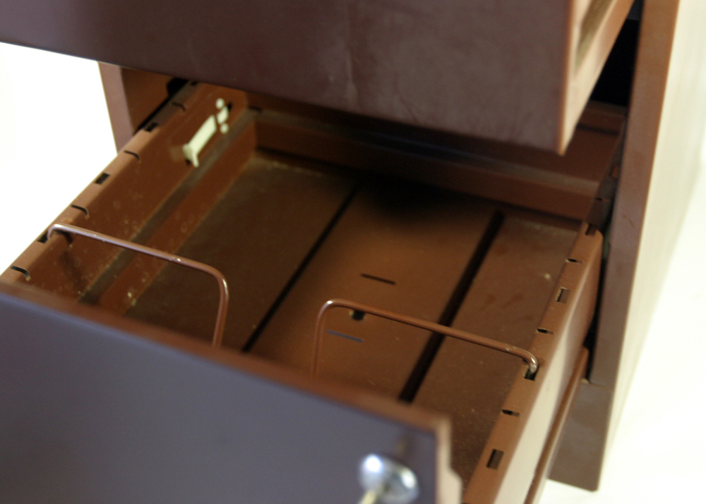 Two Drawer Metal Filing Cabinet