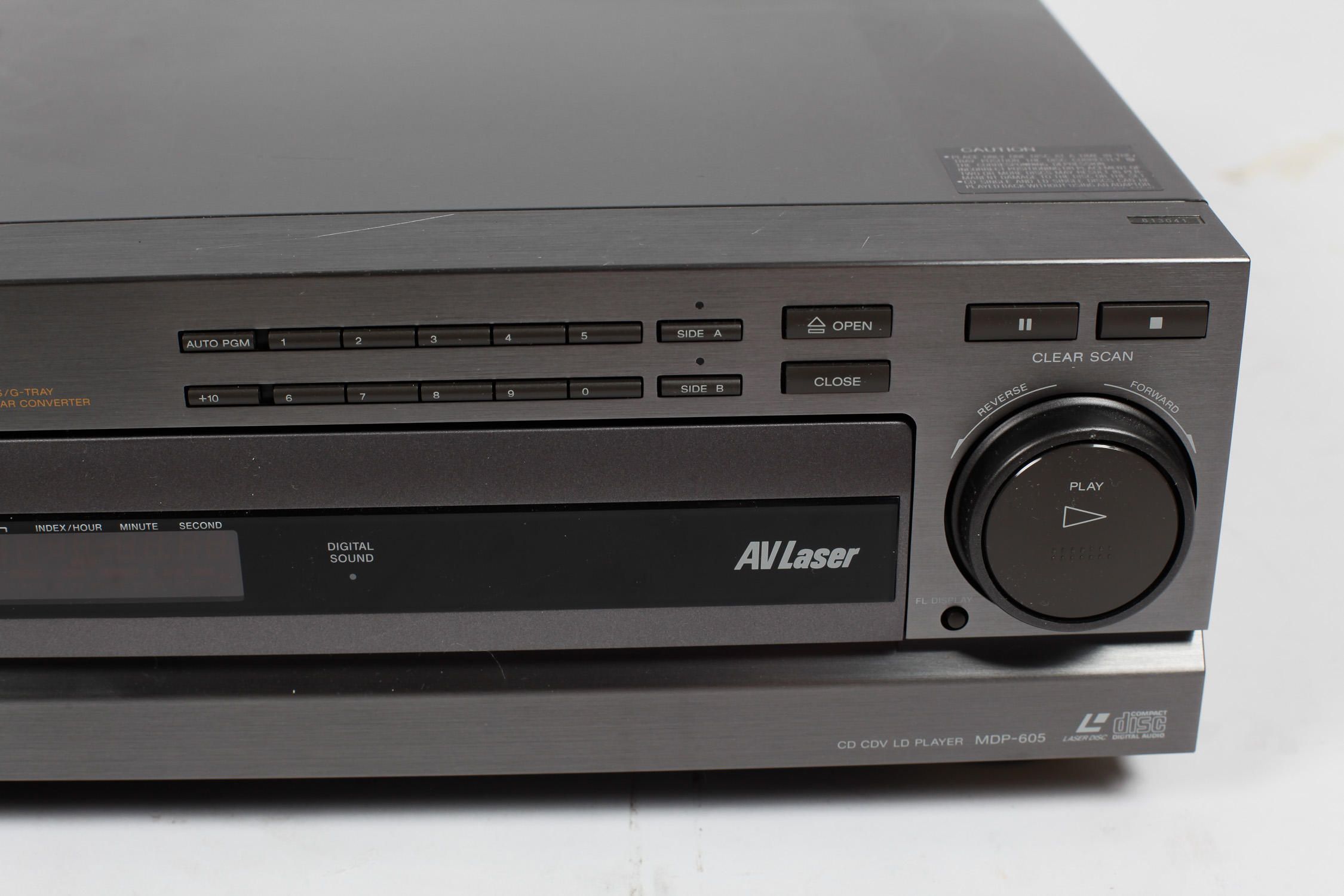 Sony Laser Disc Player and Collection of Laser Discs