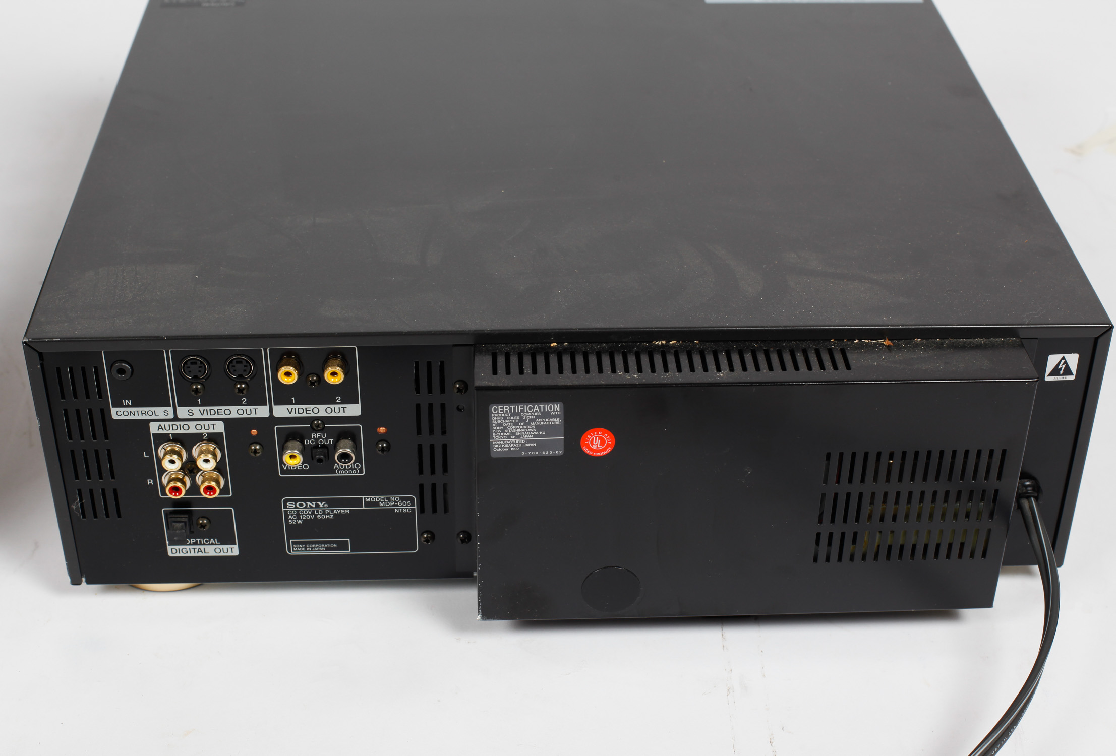 Sony Laser Disc Player and Collection of Laser Discs