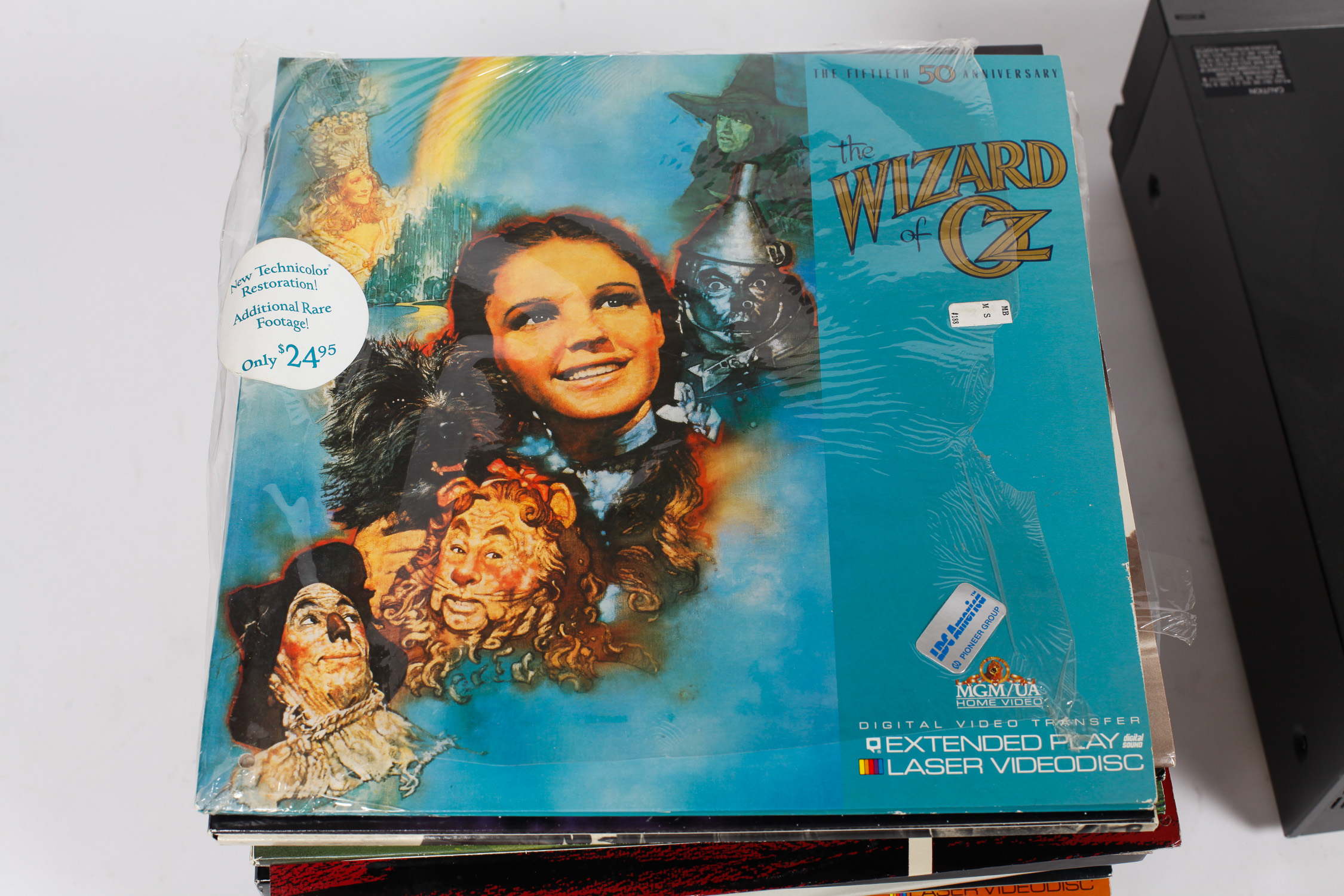 Sony Laser Disc Player and Collection of Laser Discs