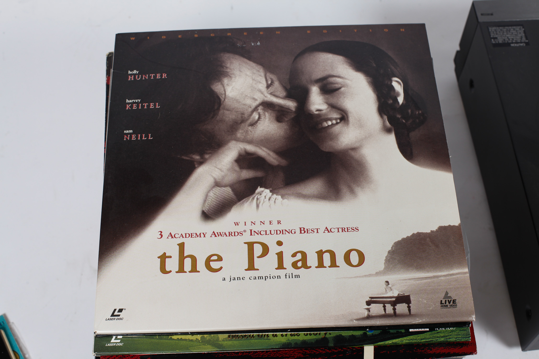 Sony Laser Disc Player and Collection of Laser Discs