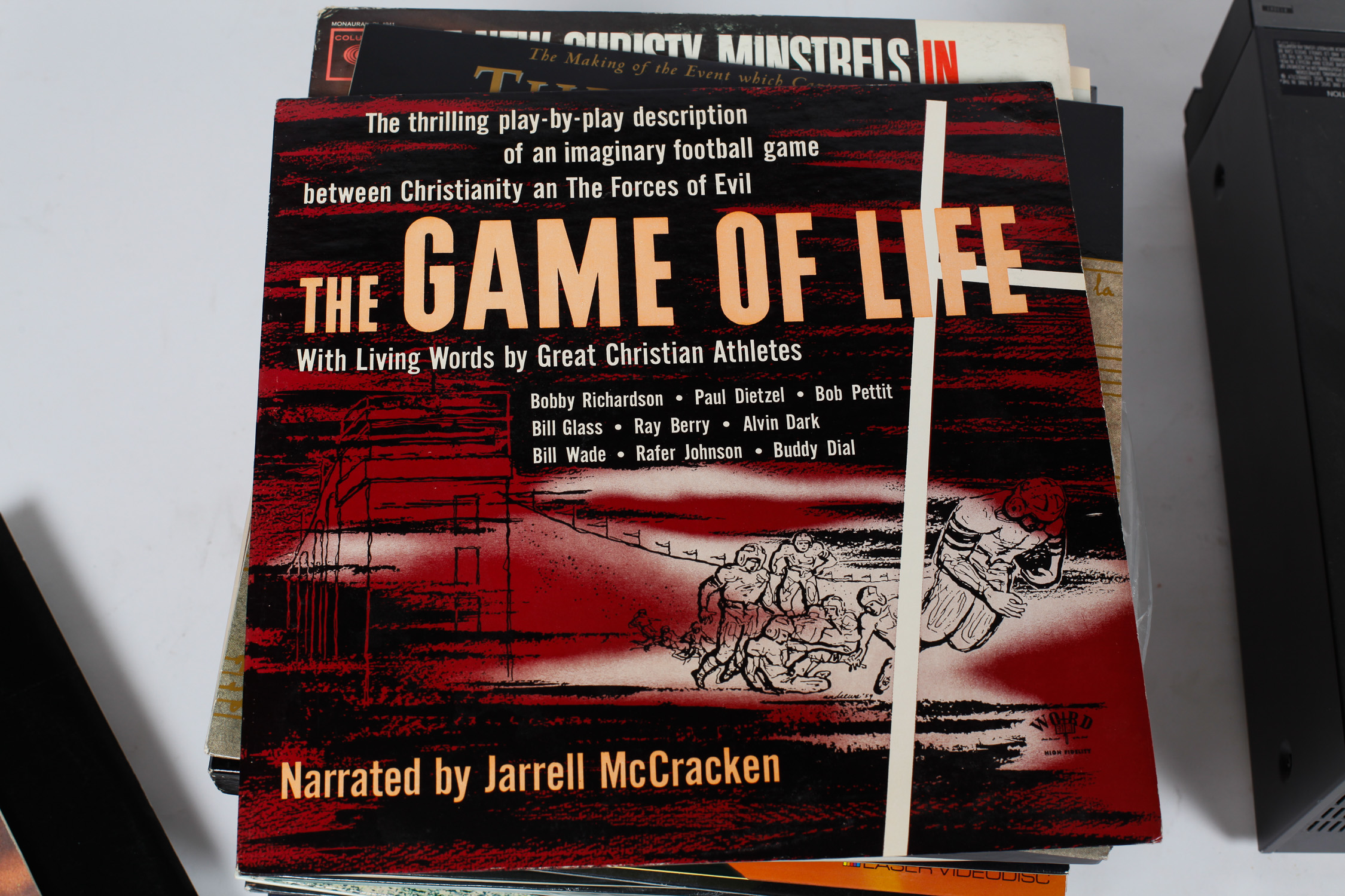 Sony Laser Disc Player and Collection of Laser Discs