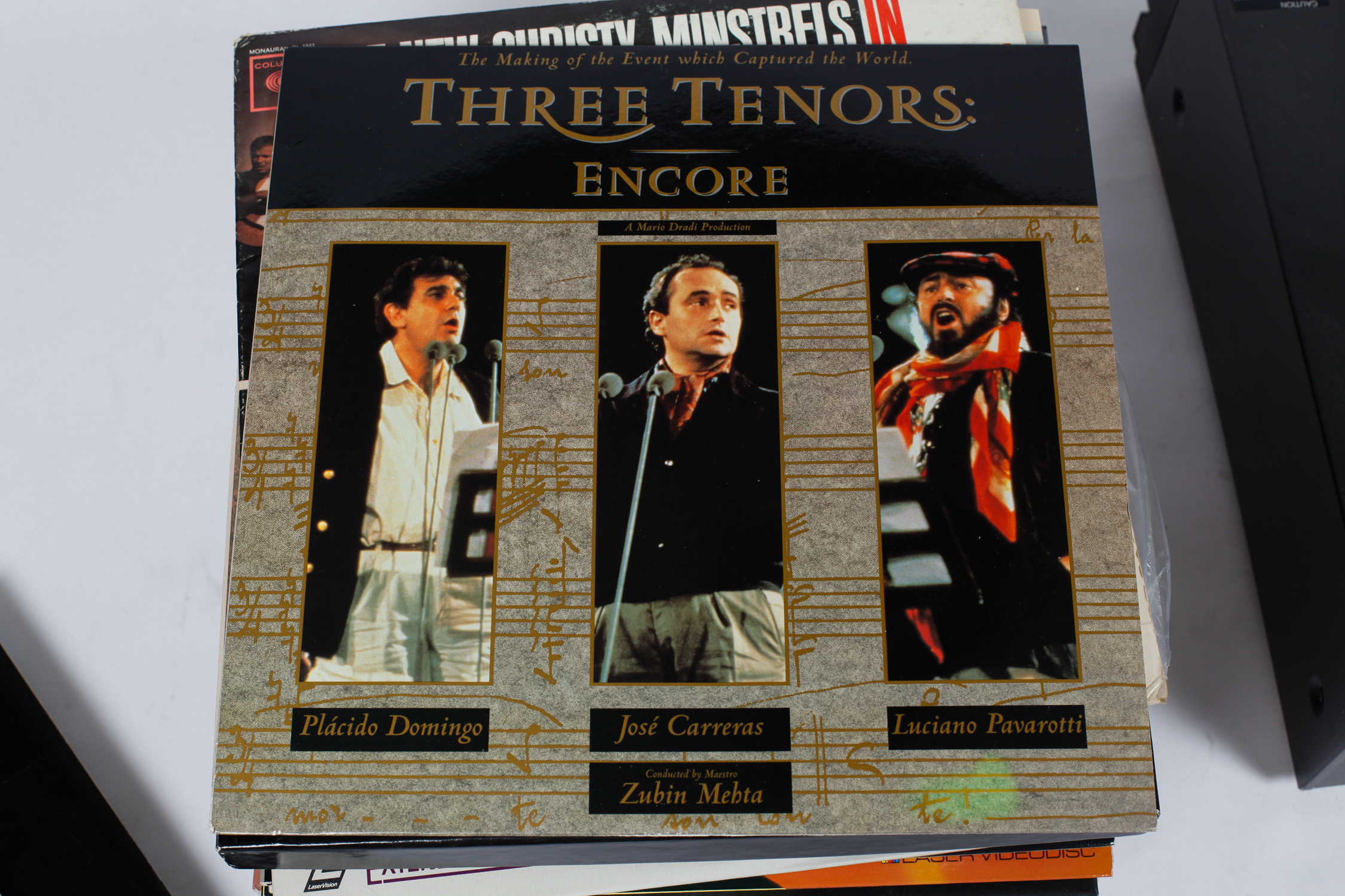 Sony Laser Disc Player and Collection of Laser Discs