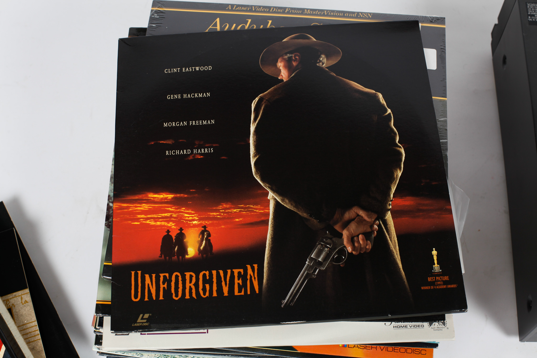 Sony Laser Disc Player and Collection of Laser Discs