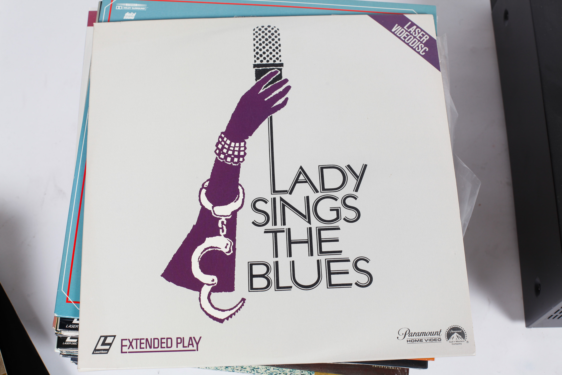 Sony Laser Disc Player and Collection of Laser Discs