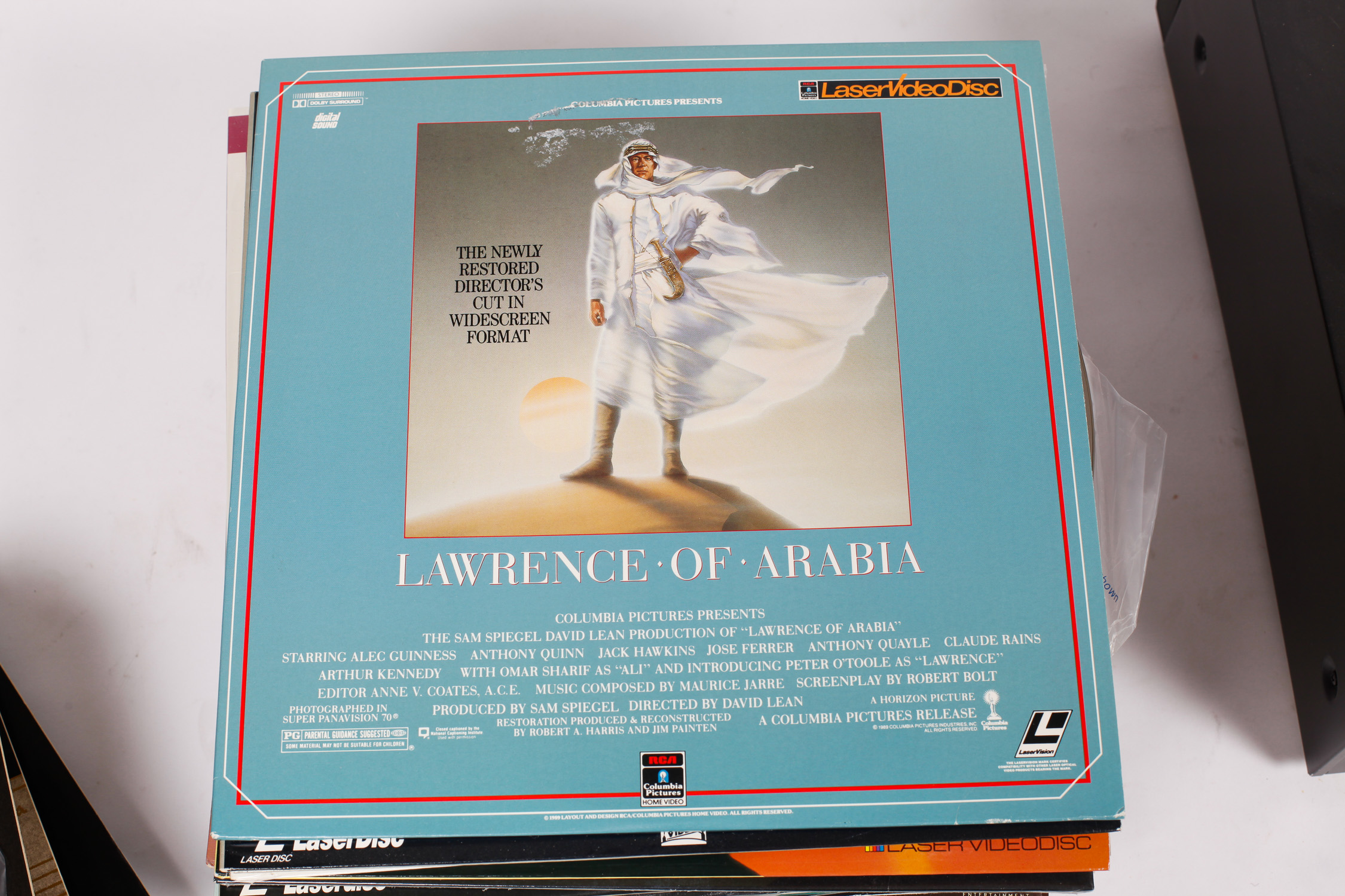 Sony Laser Disc Player and Collection of Laser Discs