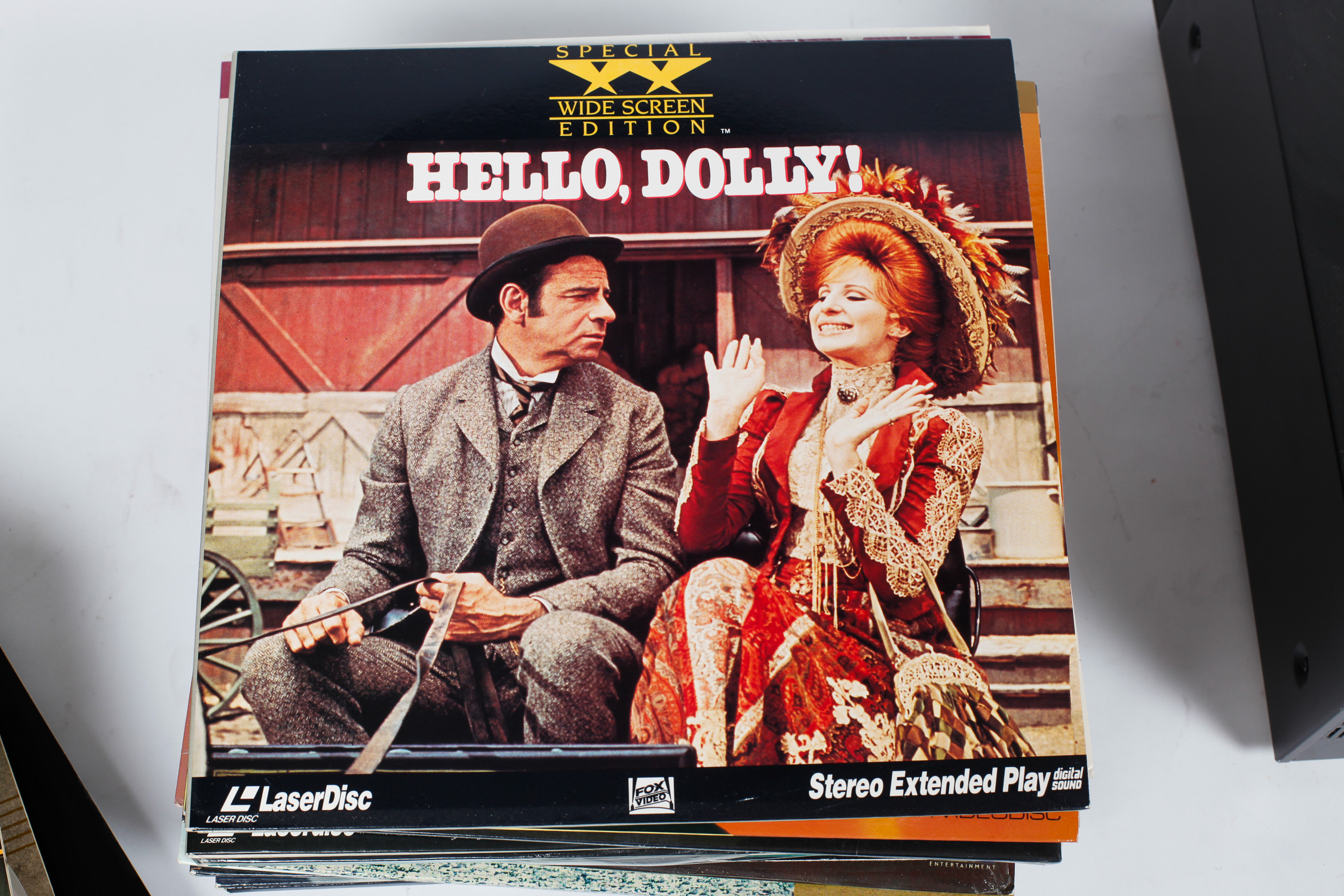 Sony Laser Disc Player and Collection of Laser Discs