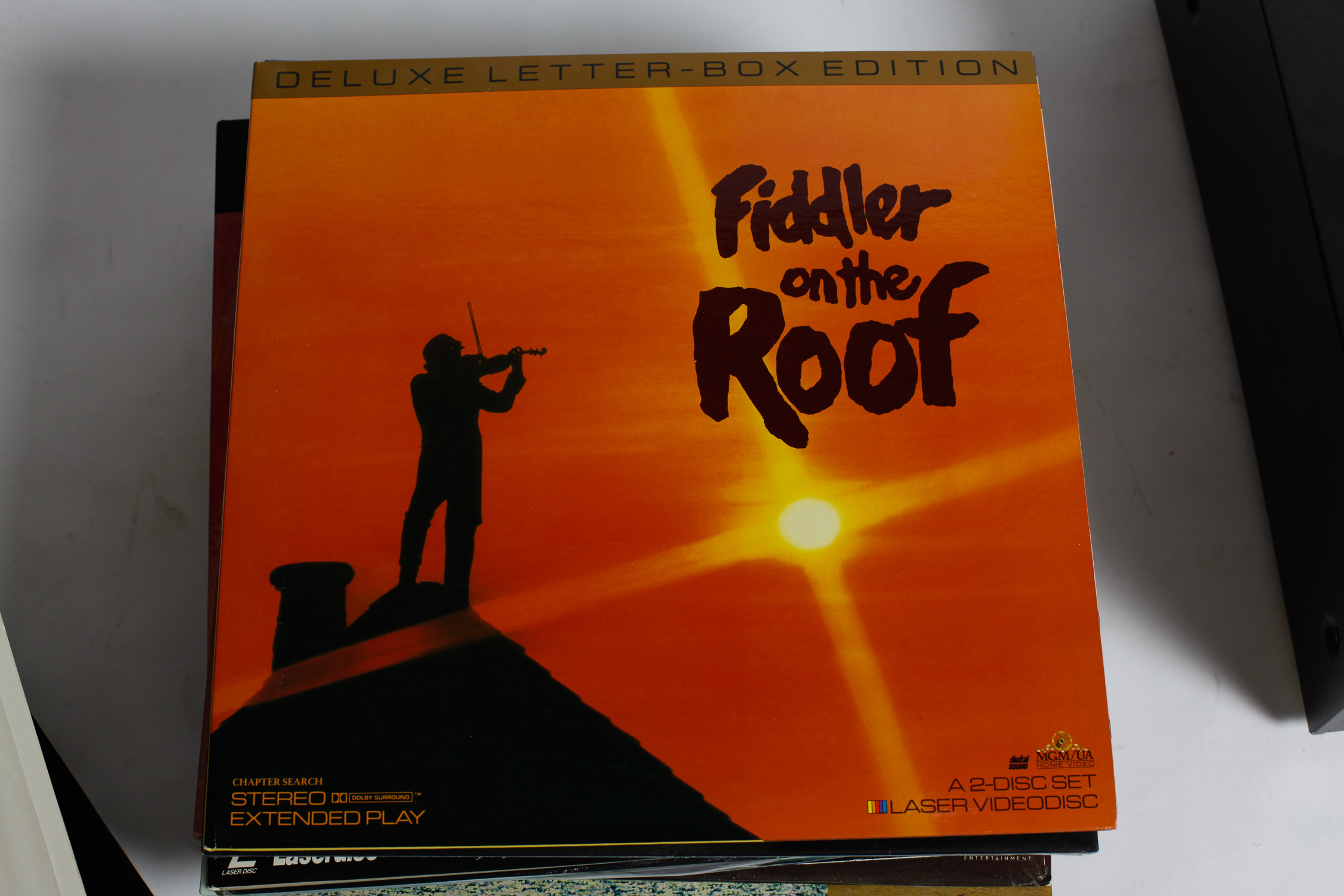 Sony Laser Disc Player and Collection of Laser Discs