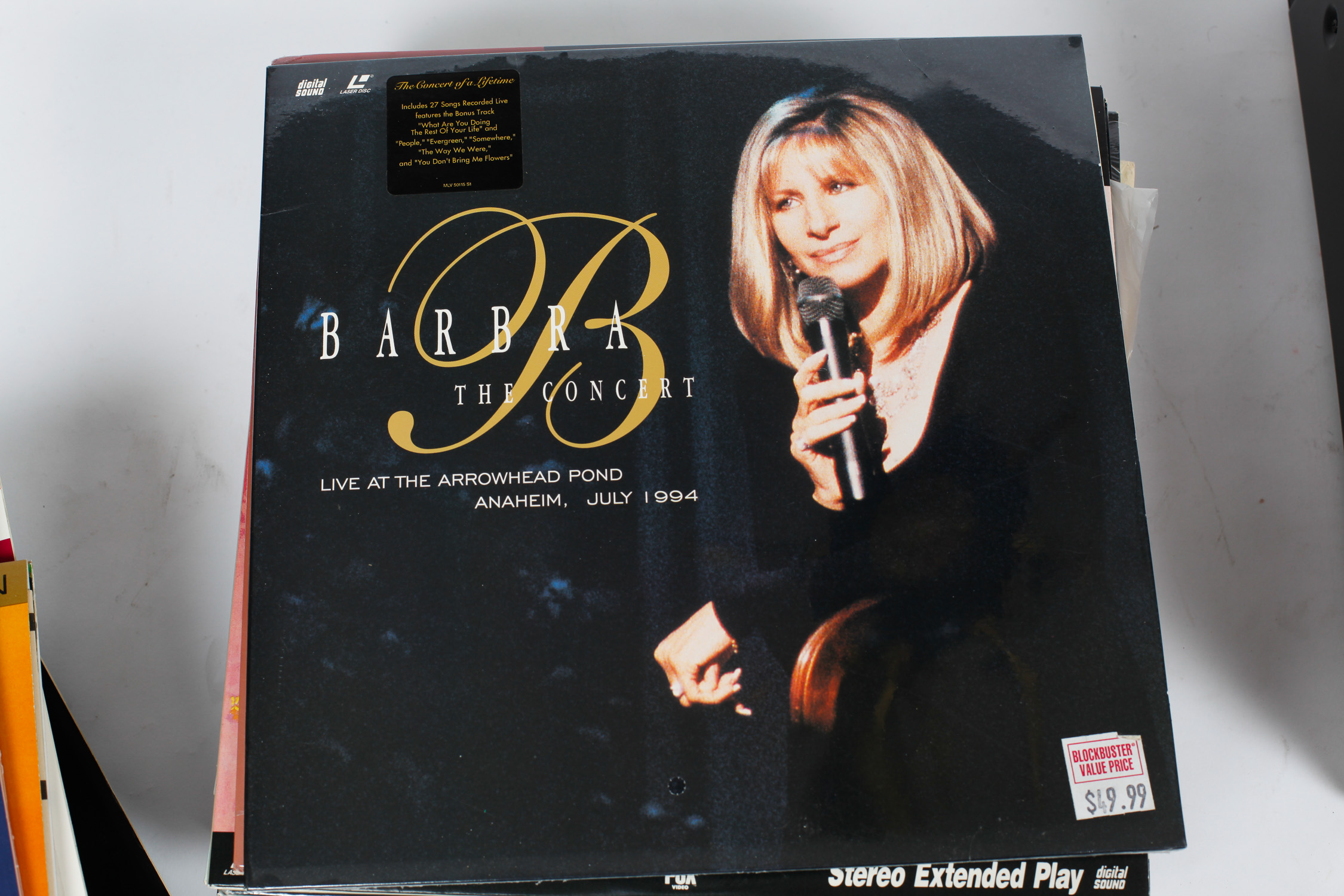 Sony Laser Disc Player and Collection of Laser Discs