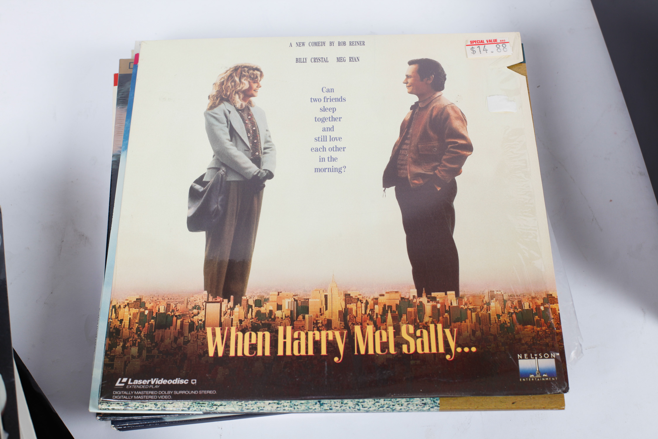 Sony Laser Disc Player and Collection of Laser Discs