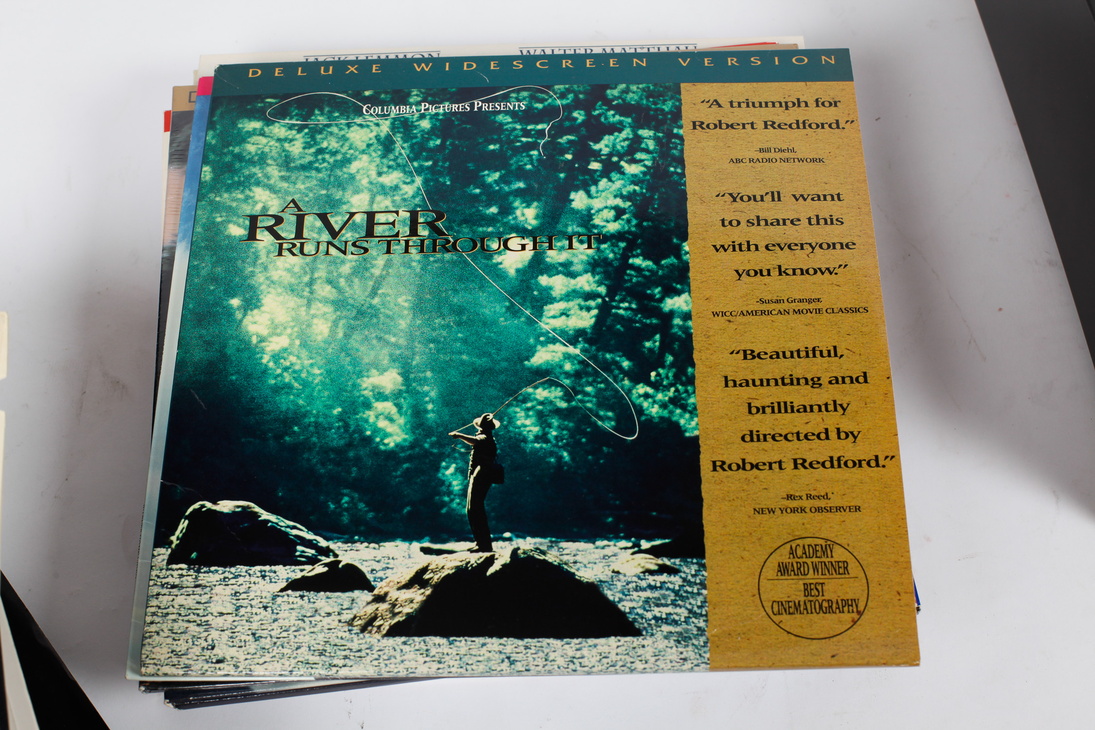 Sony Laser Disc Player and Collection of Laser Discs