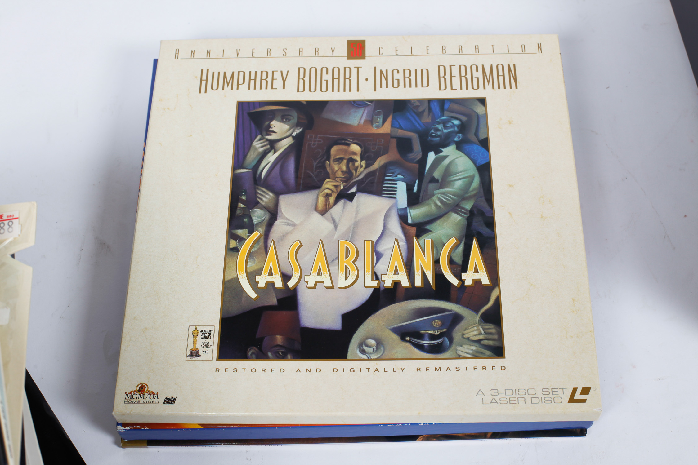 Sony Laser Disc Player and Collection of Laser Discs