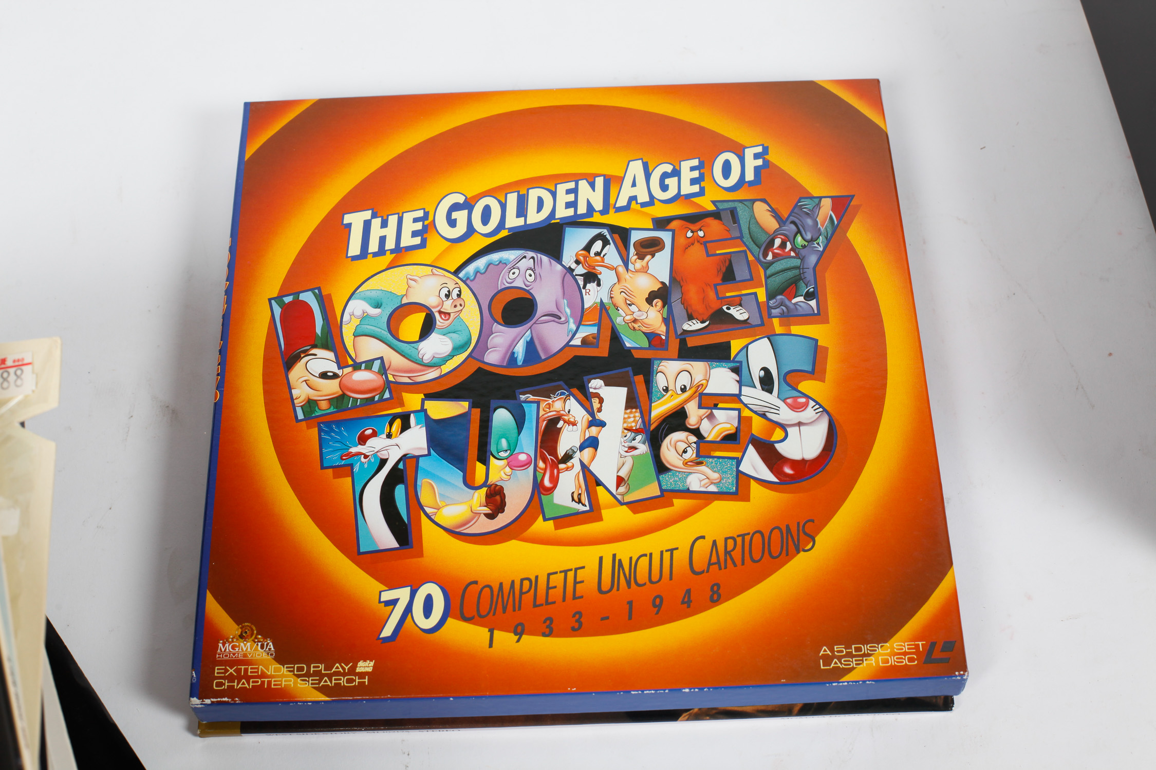 Sony Laser Disc Player and Collection of Laser Discs