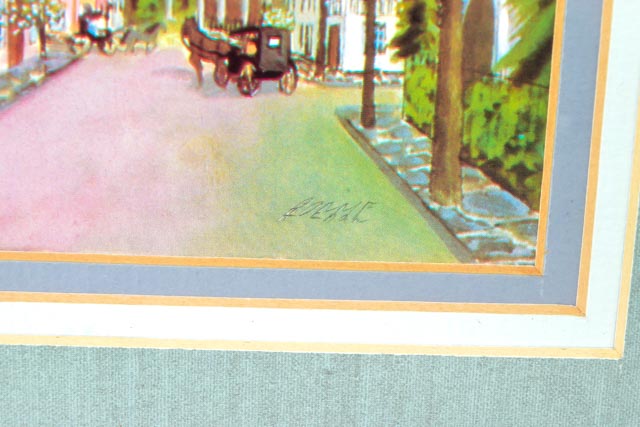 Bonnie Holden "The Olde Charleston Collection" Offset Lithographs