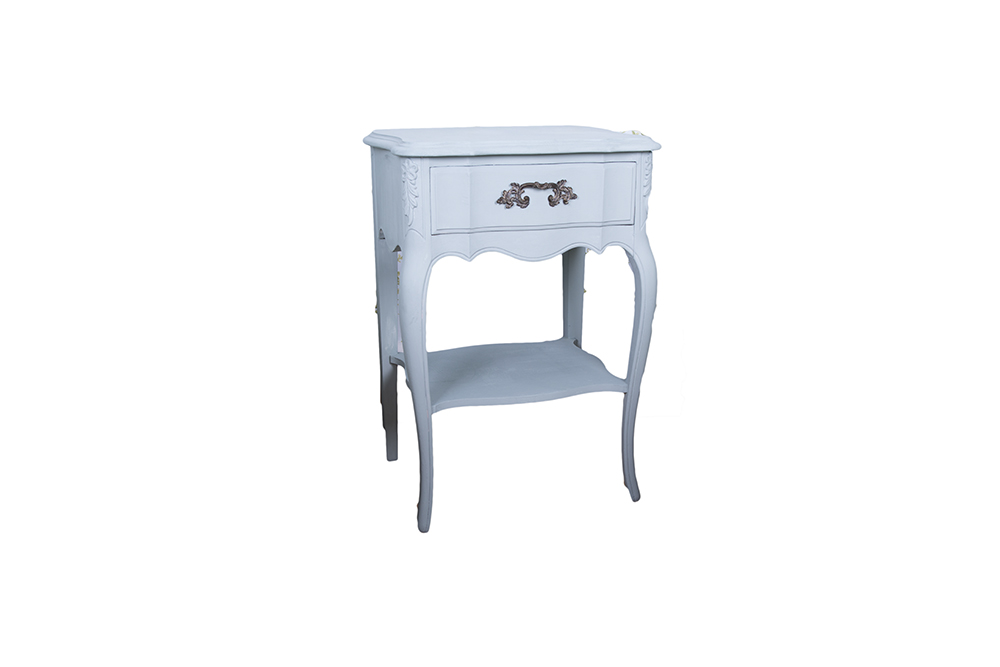 Painted French Provincial Style End Table
