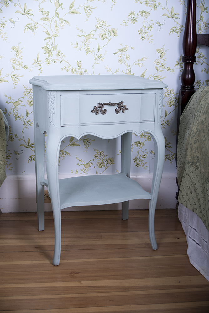 Painted French Provincial Style End Table