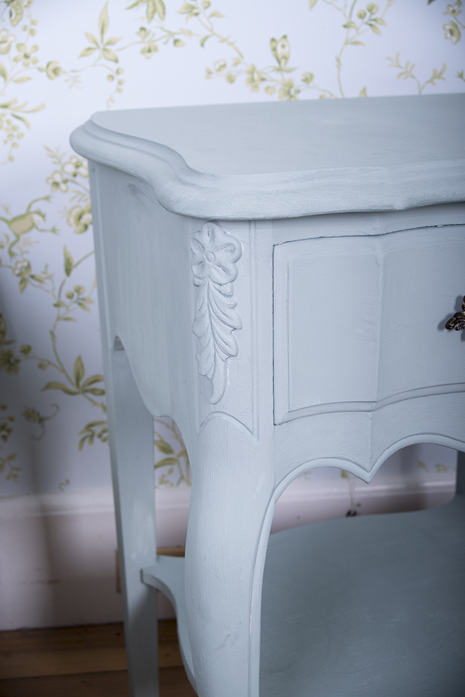 Painted French Provincial Style End Table