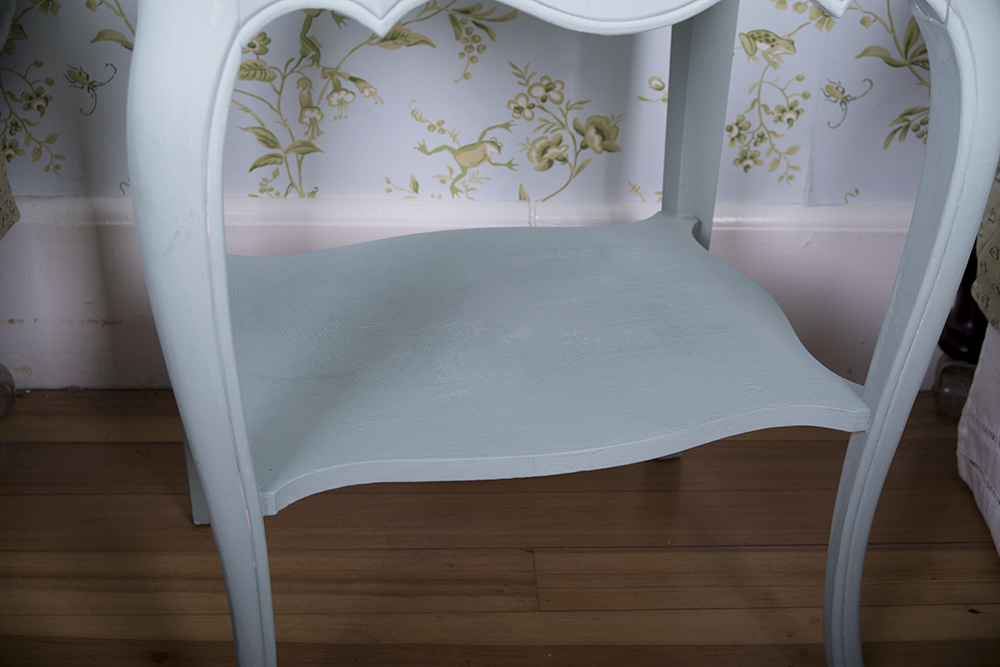 Painted French Provincial Style End Table