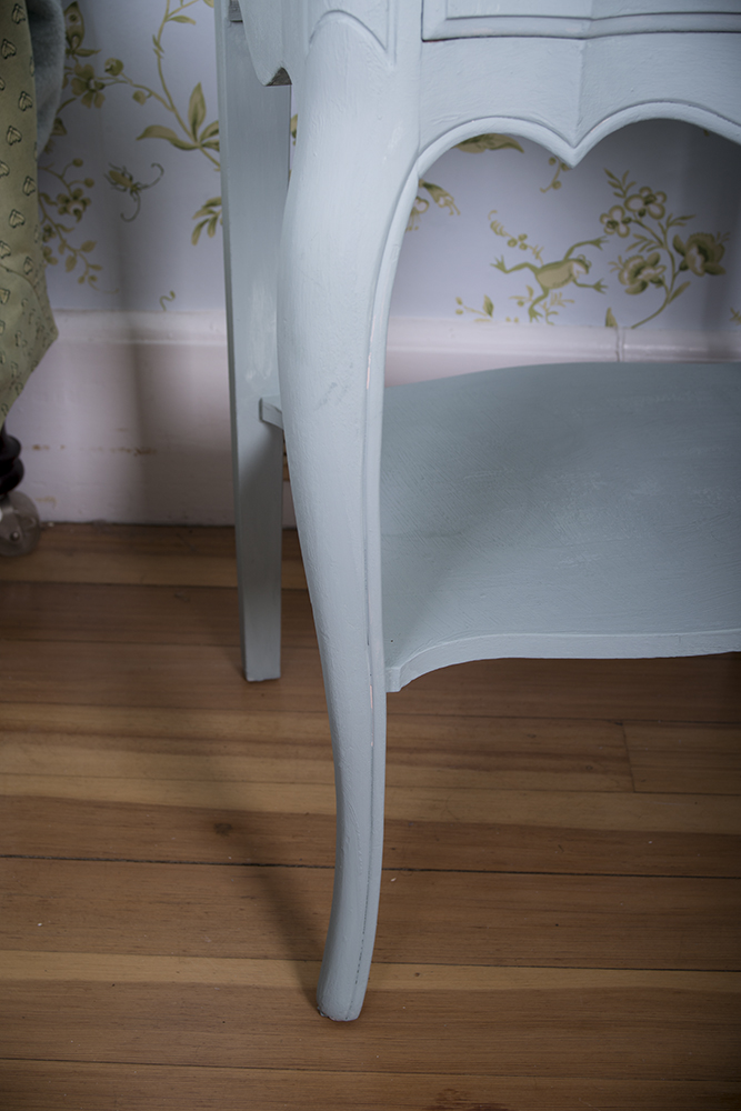 Painted French Provincial Style End Table
