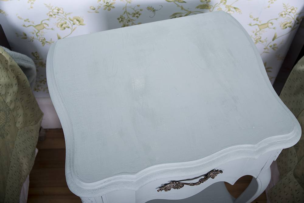 Painted French Provincial Style End Table