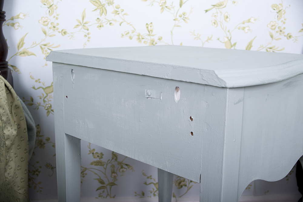 Painted French Provincial Style End Table
