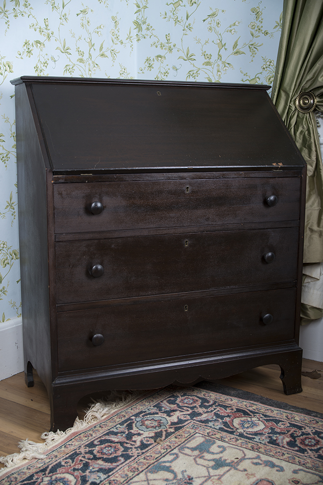 Vintage Mahogany Fall Front Desk