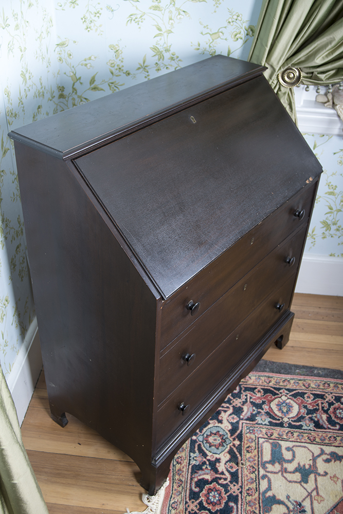 Vintage Mahogany Fall Front Desk