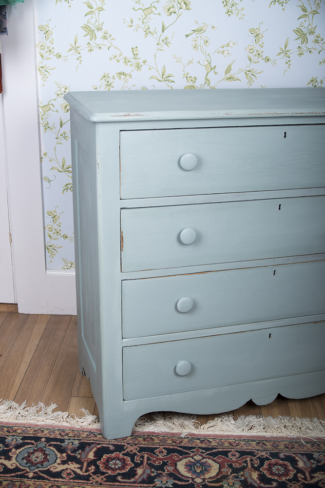 Antique Painted Wood Dresser