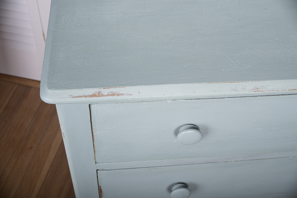 Antique Painted Wood Dresser