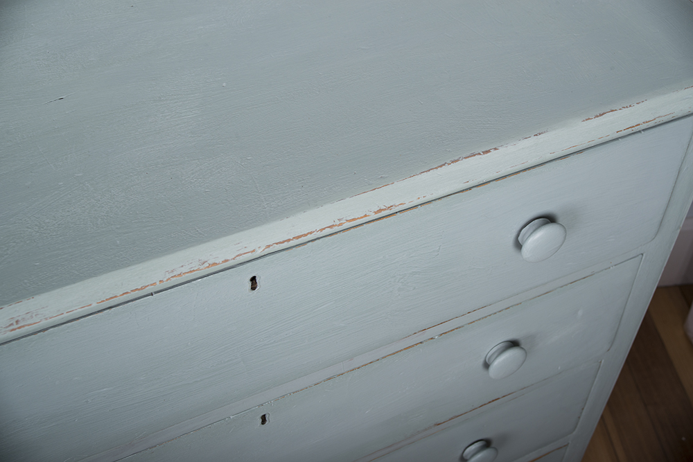 Antique Painted Wood Dresser