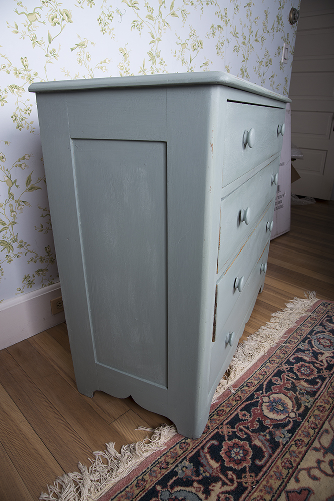 Antique Painted Wood Dresser