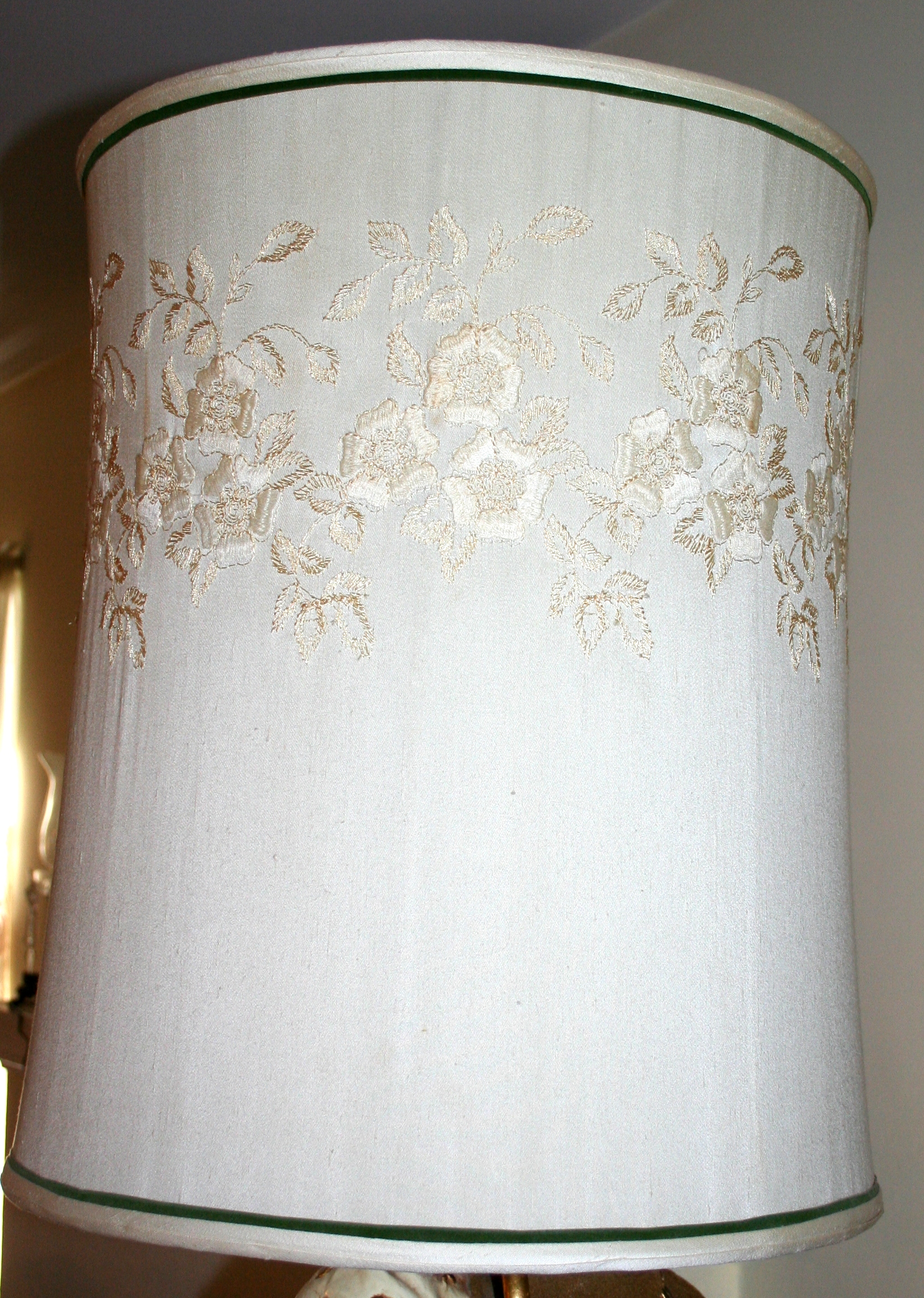 Lamp With Chalkware Statue of Courting Couple