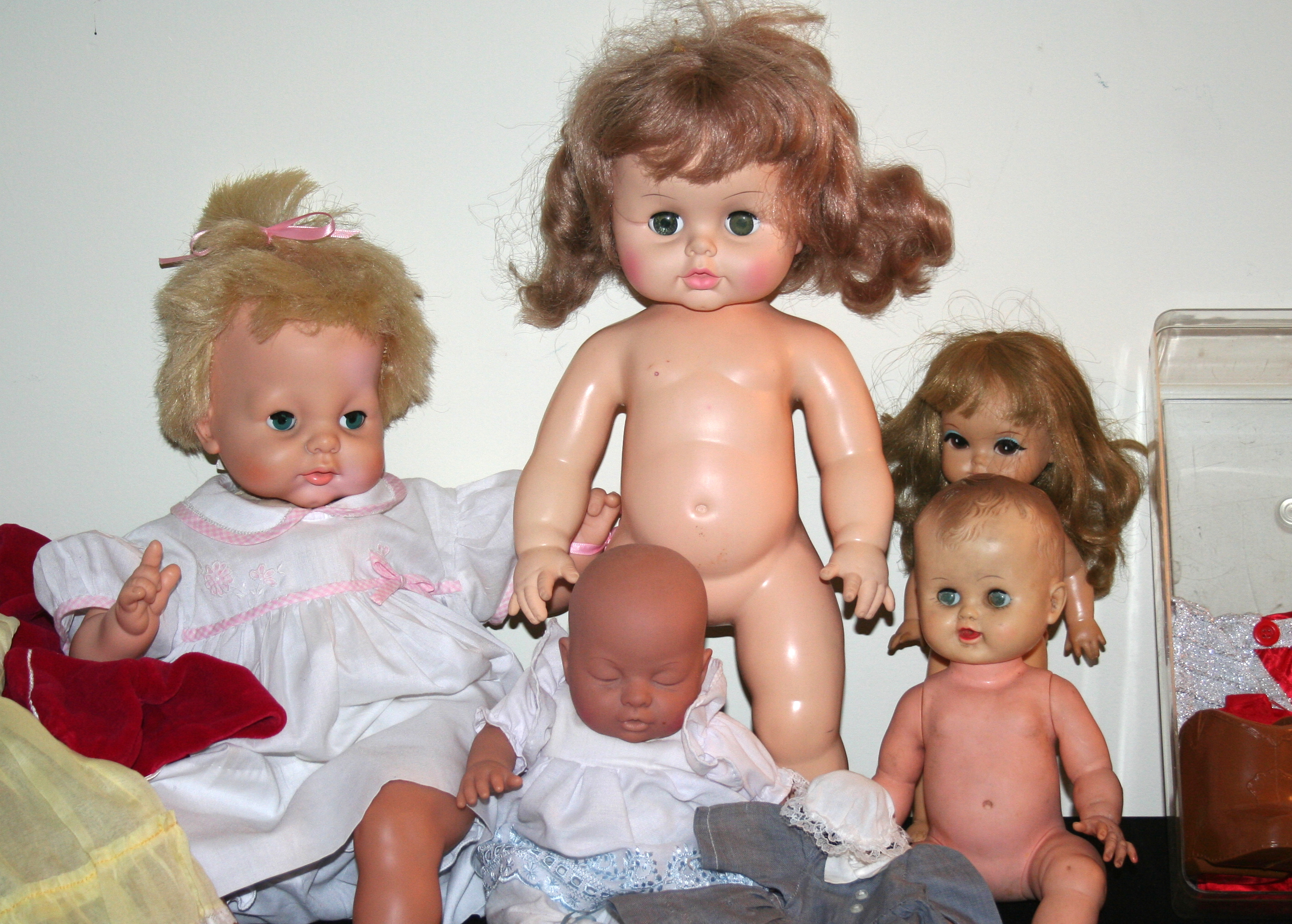 Vintage Baby Dolls and Doll Clothes