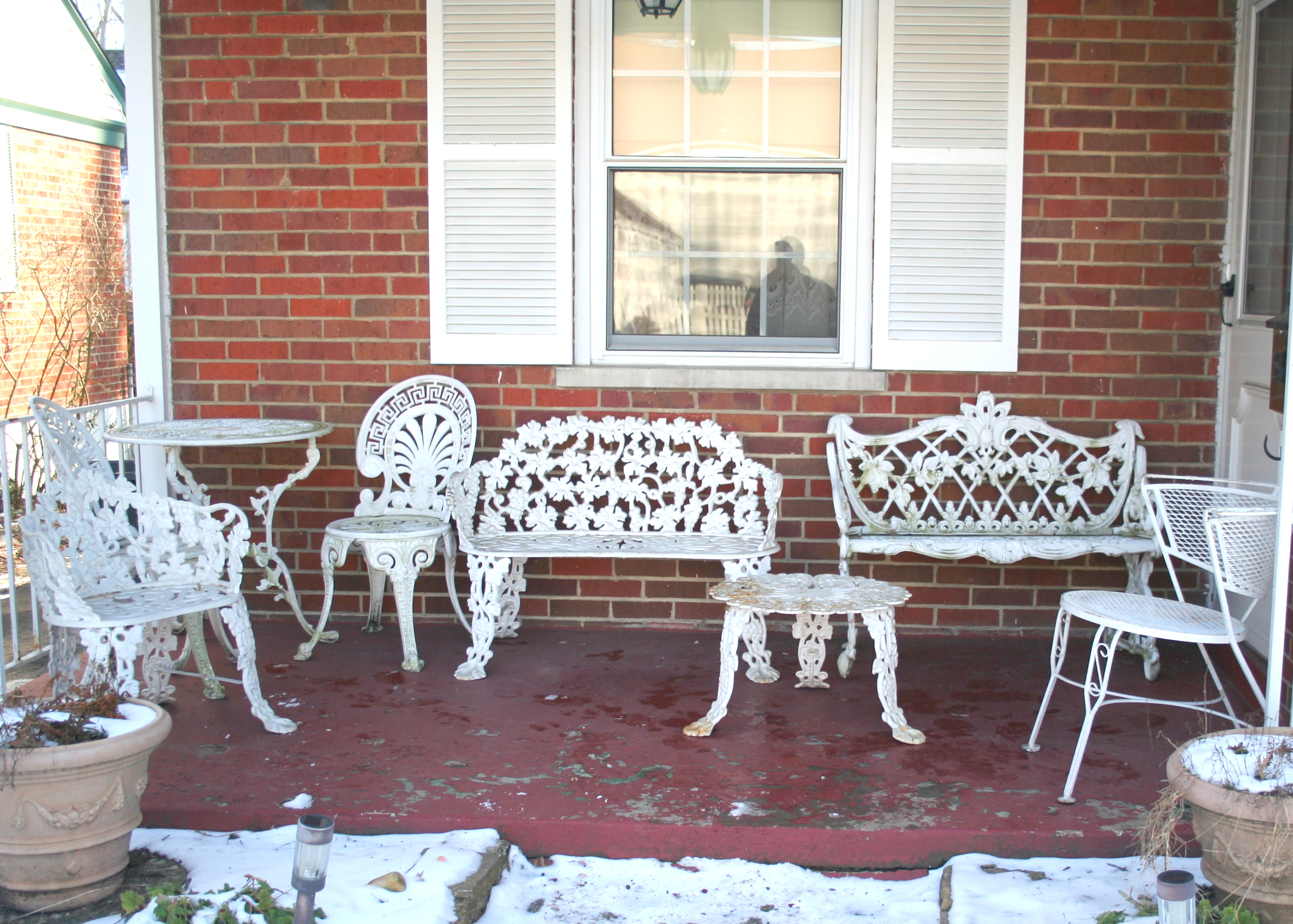 Vintage Cast Iron Patio Grouping