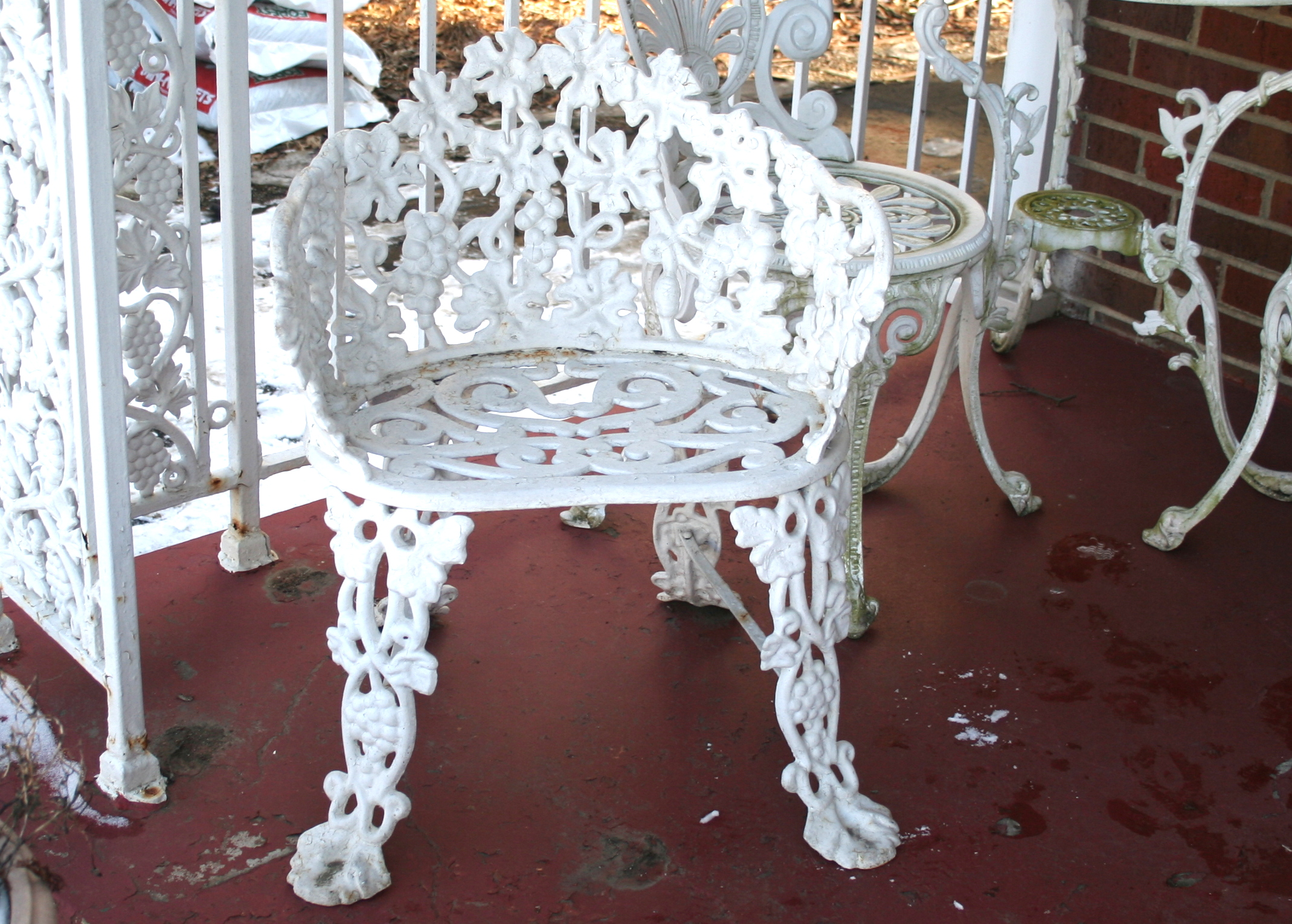 Vintage Cast Iron Patio Grouping