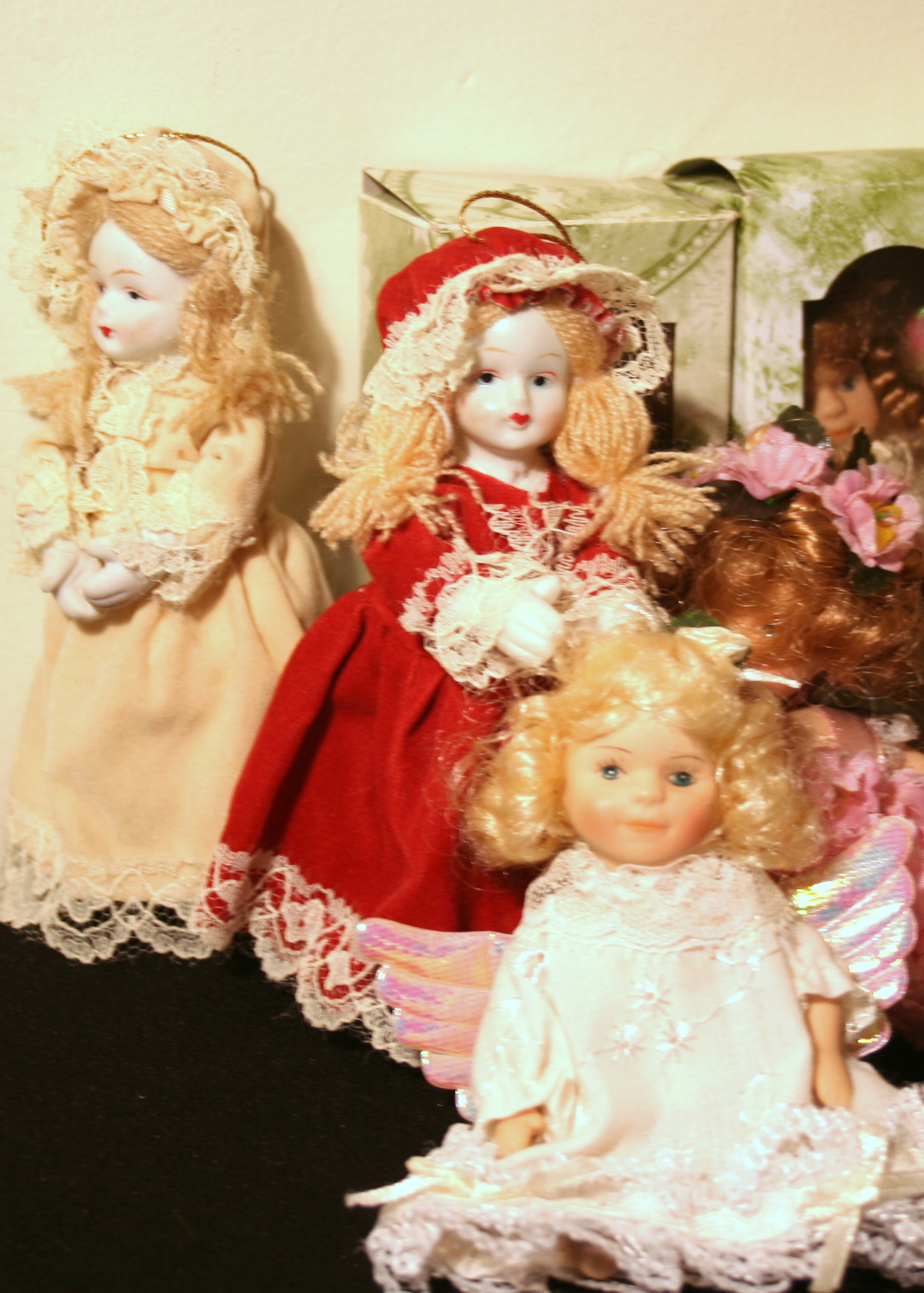 Collection of 4" Porcelain Dolls