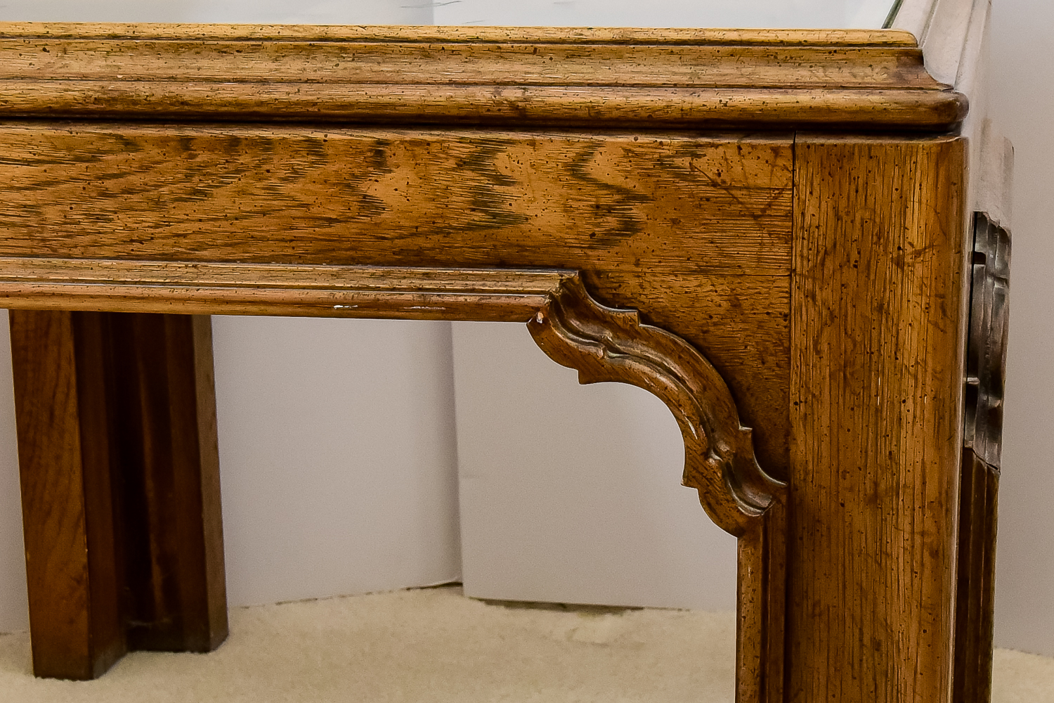 Modern Asian Style End Table