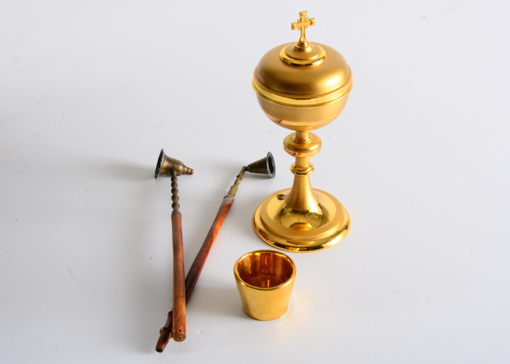 Vintage Catholic Priest Portable Mass Kit