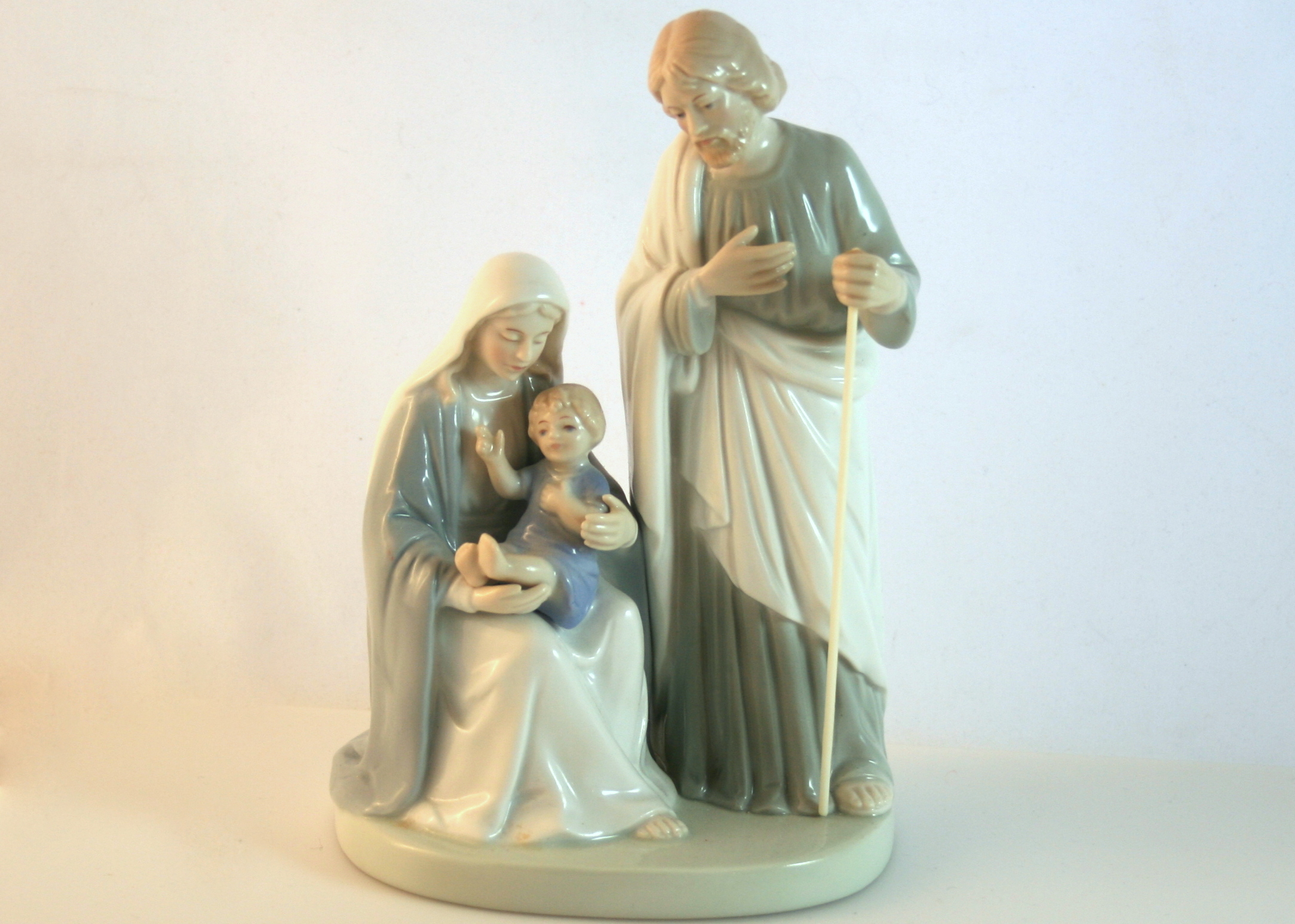 Vintage Homco Porcelain Figurine of the Holy Family