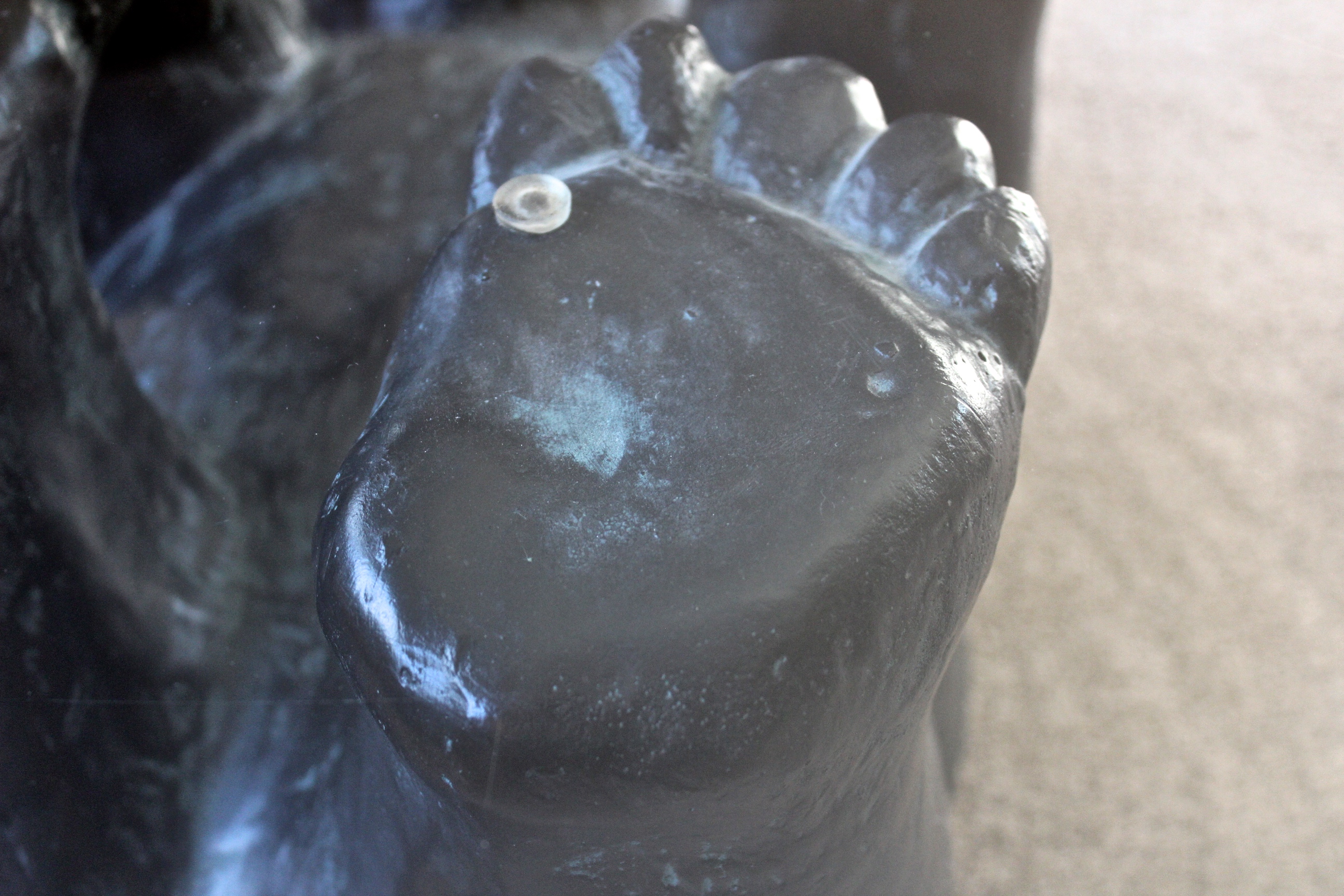 Glass Top Bear Coffee Table