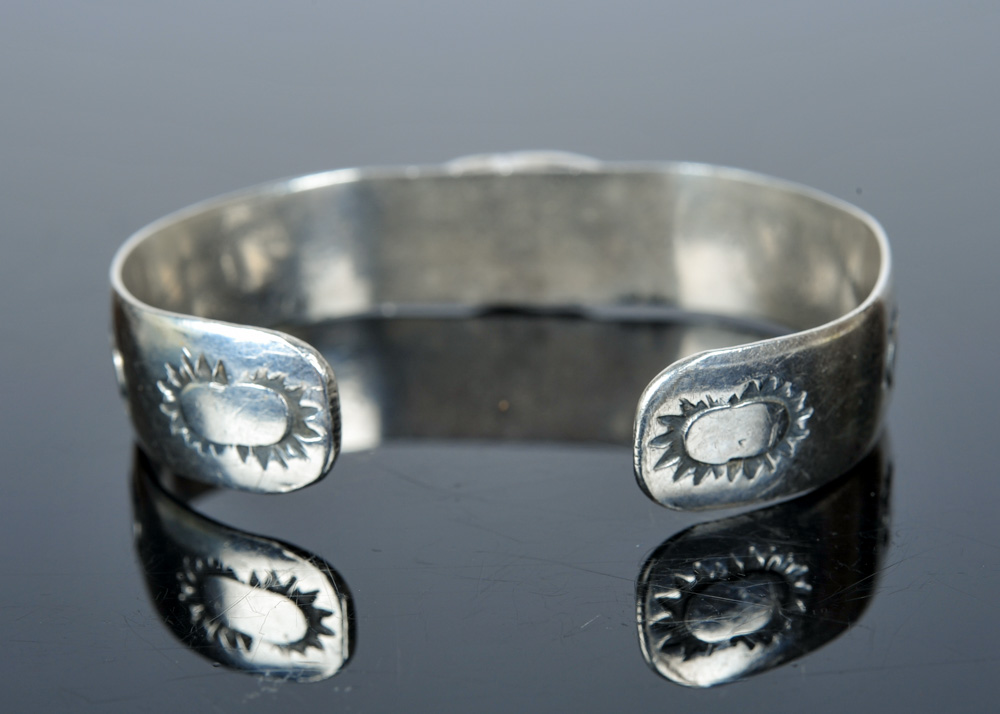 Sterling Silver and Agate Cuff