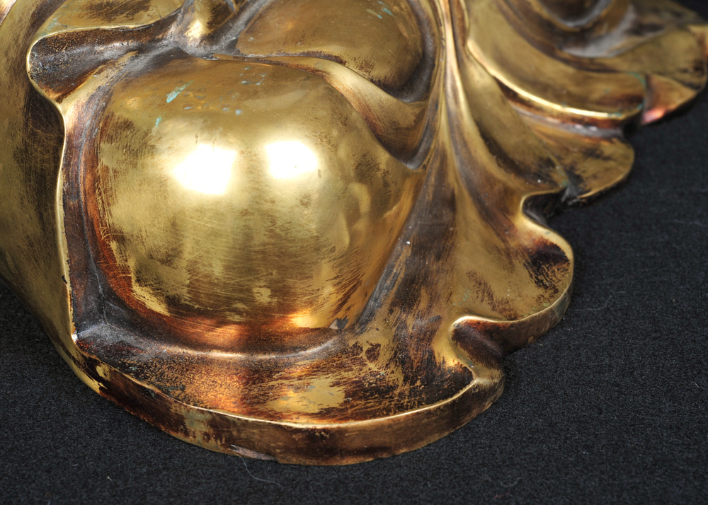 20th Century Ming Dynasty Style Brass Buddha