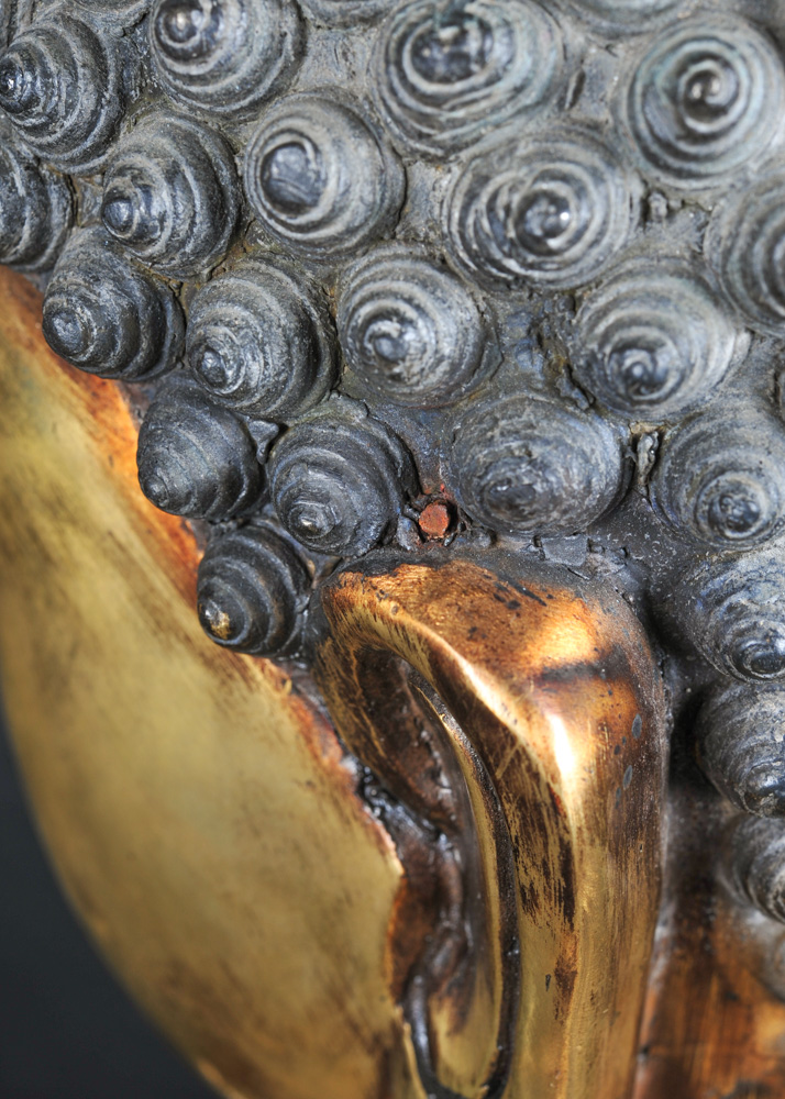 20th Century Ming Dynasty Style Brass Buddha