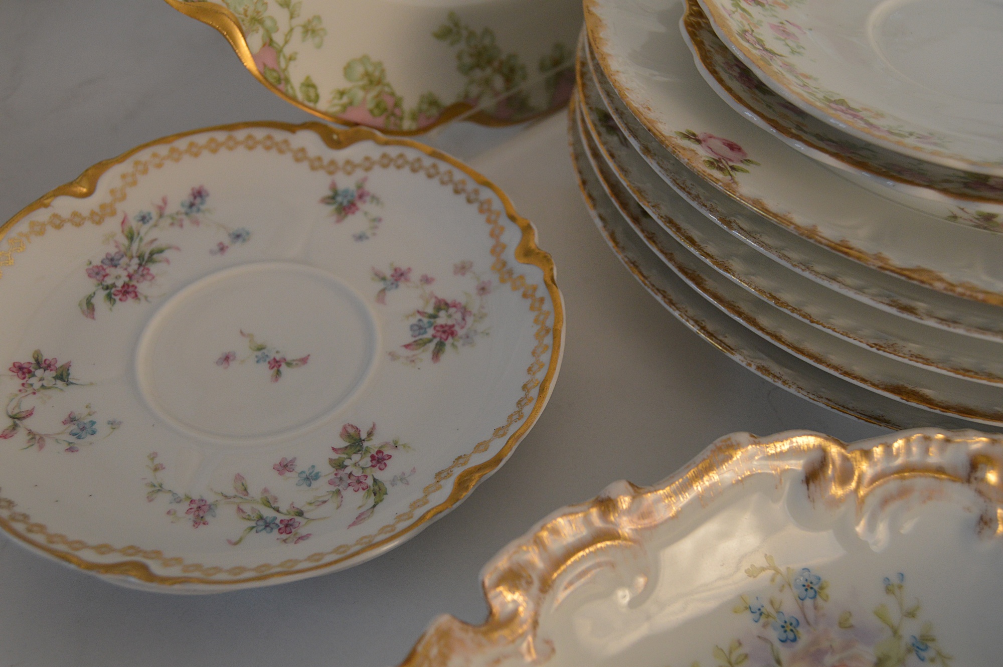 Vintage French Limoges China Dinnerware