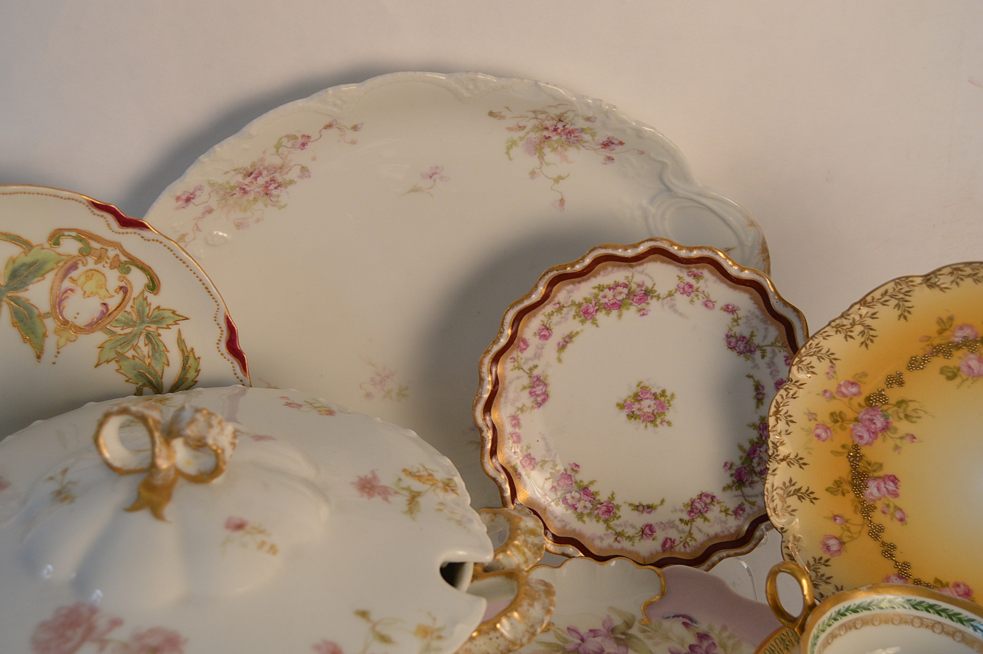 Set of Vintage French Limoges China Dinnerware