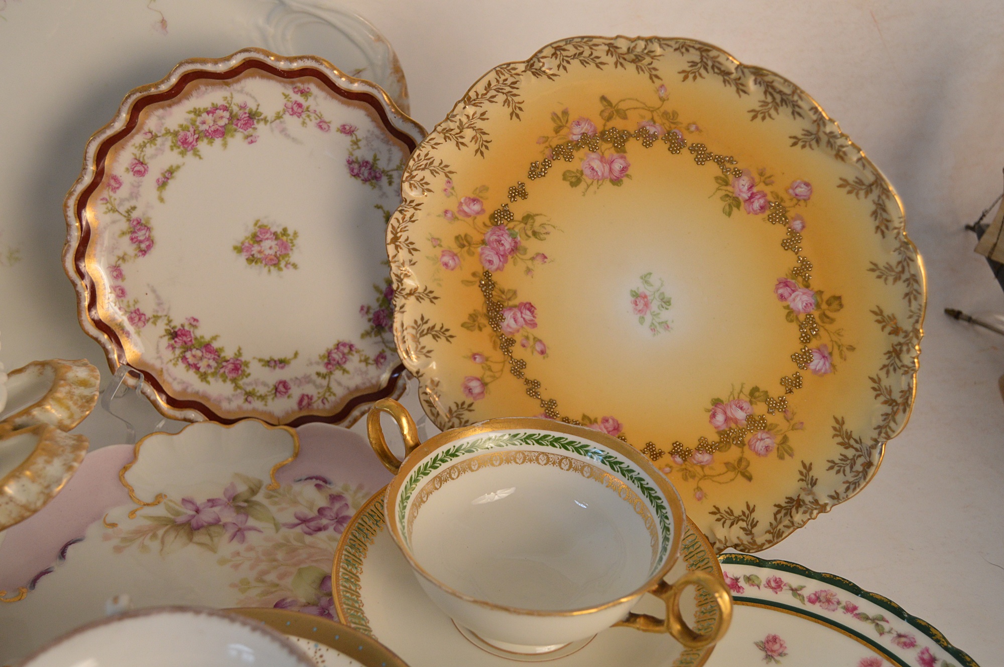 Set of Vintage French Limoges China Dinnerware