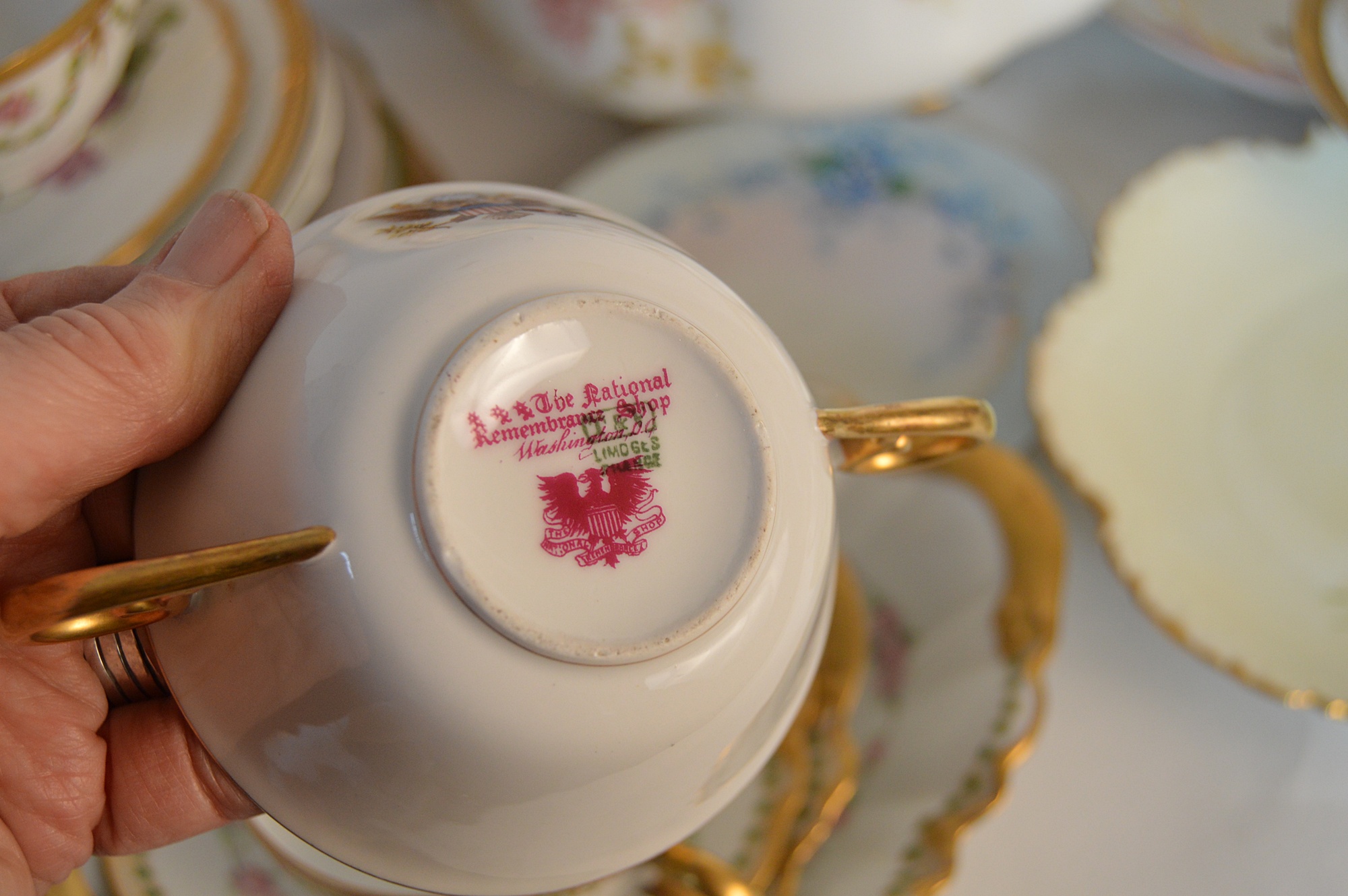 Set of Vintage French Limoges China Dinnerware