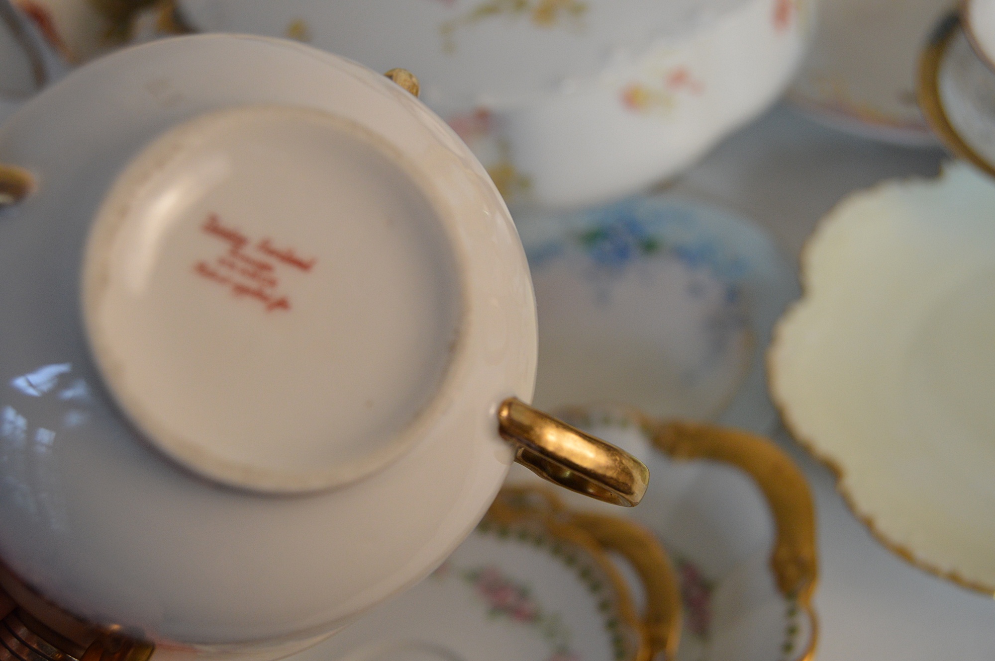 Set of Vintage French Limoges China Dinnerware