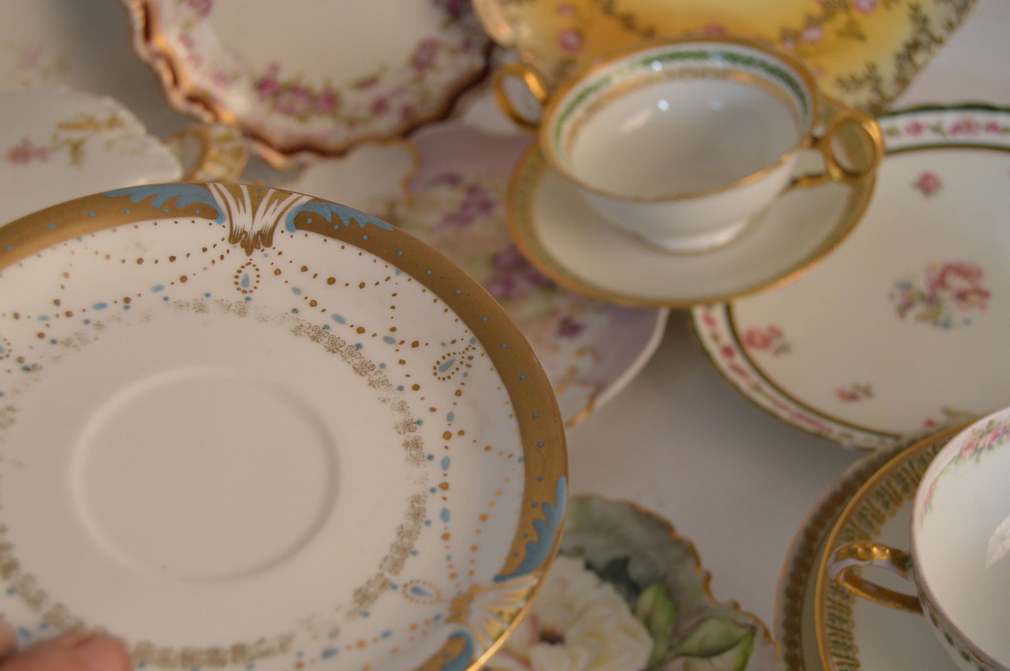 Set of Vintage French Limoges China Dinnerware