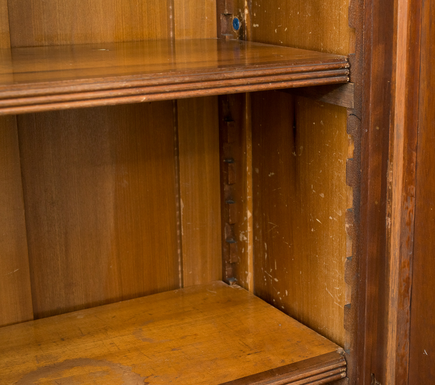 Antique Walnut Victorian Bookcase